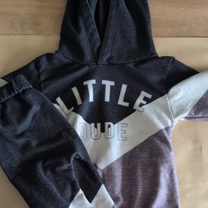 Kids Hoodie - Black and Gray